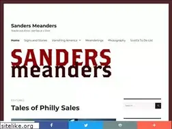 Sites similar to sandersmeanders.com