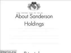 Sites similar to sandersonholdings.com