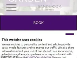Sites similar to sandersonlondon.com