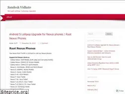 Sites similar to sandeshvidhate.wordpress.com