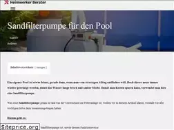 Sites similar to sandfilterpumpe-pool.de