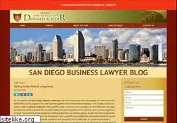Sites similar to sandiegobusinesslawyerblog.com