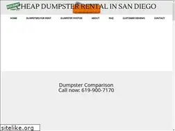 Sites similar to sandiegodumpsterservice.com