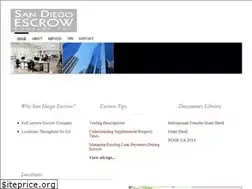 Sites similar to sandiegoescrowco.com