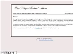 Sites similar to sandiegofestivalmusic.com