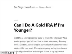 Sites similar to sandiegolovesgreen.com