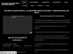 Sites similar to sandiegosoundandlighting.com
