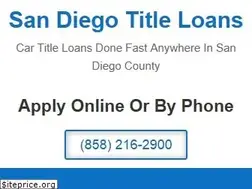 Sites similar to sandiegotitleloans.com