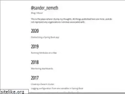 Sites similar to sandor.tech
