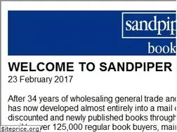 Sites similar to sandpiper.co.uk
