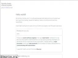 Sites similar to sandra.idoescode.com