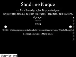 Sites similar to sandrinenugue.com