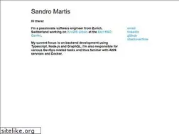 Sites similar to sandromartis.com
