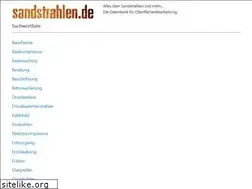 Sites similar to sandstrahlen.de