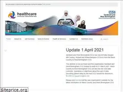 Sites similar to sandwellandwestbhamccg.nhs.uk