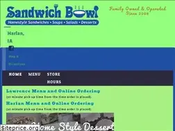 Sites similar to sandwichbowl.com