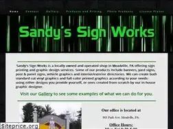Sites similar to sandyssignworks.com