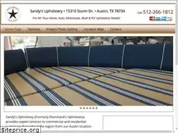 Sites similar to sandysupholsteryatx.com