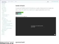 Sites similar to sanestack.com