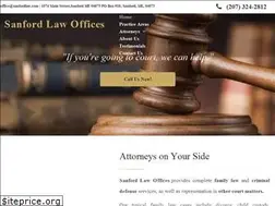 Sites similar to sanfordlaw.com
