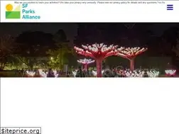 Sites similar to sanfranciscoparksalliance.org