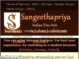 Sites similar to sangeethapriya.org