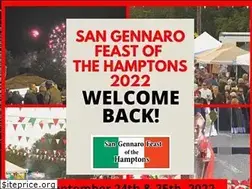 Sites similar to sangennarofeastofthehamptons.com