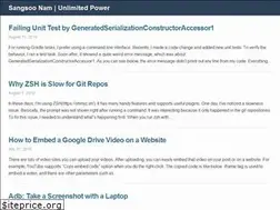 Sites similar to sangsoonam.github.io