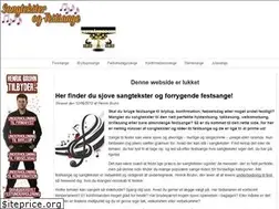 Sites similar to sangteksterogfestsange.dk