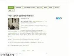 Sites similar to sanjaybakshi.net