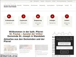 Sites similar to sankt-joseph-wandsbek.de