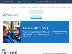 Sites similar to sanluis.edu.pe