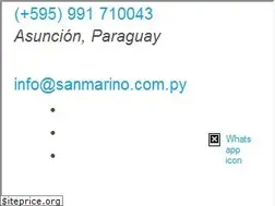 Sites similar to sanmarino.com.py