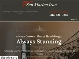 Sites similar to sanmarinoiron.com