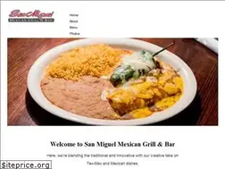 Sites similar to sanmiguelmexicangrillandbar.com