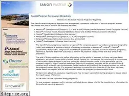 Sites similar to sanofipasteurpregnancyregistry.com