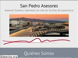 Sites similar to sanpedroasesores.com
