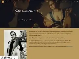Sites similar to sans-mesures.com