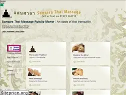Sites similar to sansaramassage.com