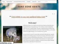 Sites similar to sansgenegoats.com