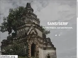 Sites similar to sansorserif.com