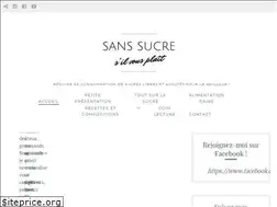 Sites similar to sanssucresilvousplait.com