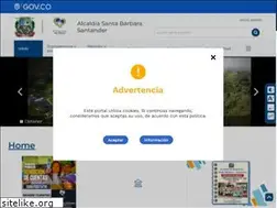 Sites similar to santabarbara-santander.gov.co