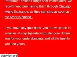 Sites similar to santacruzguitar.com