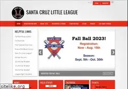 Sites similar to santacruzlittleleague.org
