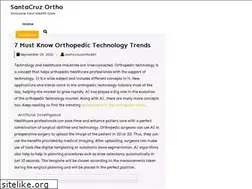 Sites similar to santacruzortho.com