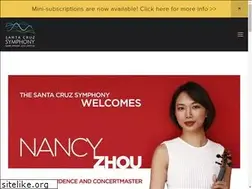 Sites similar to santacruzsymphony.org