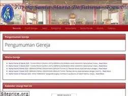 Sites similar to santamariadefatima.or.id
