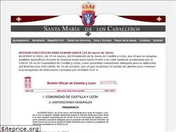 Sites similar to santamariadeloscaballeros.com