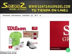 Sites similar to santanaspadel.com